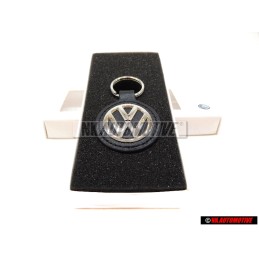 VW Original Llavero Negro/Plata - 000087010BEZMD