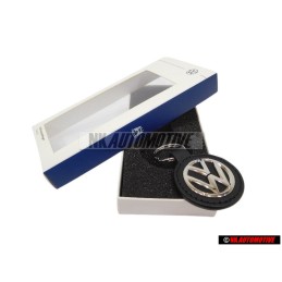 VW Original Llavero Negro/Plata - 000087010BEZMD