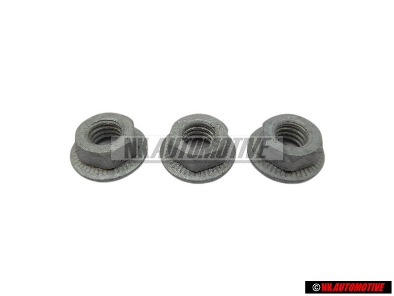 3x VW Original Tuerca De Collar Hexagonal - N 90106304