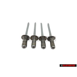 4x VW Original Remache Ciego - N 90437401