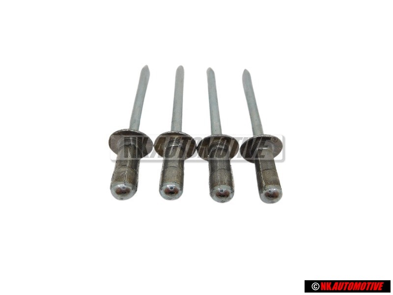 4x VW Original Remache Ciego - N 90437401