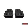 2x VW Original Caja Lenguetas Enchufe Plano - 357972763