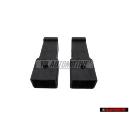 2x VW Original Caja Lenguetas Enchufe Plano - 161971976A