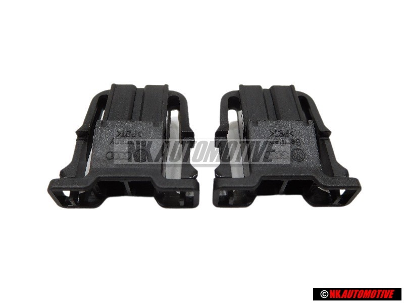 2x VW Original Caja De Contactos Planos Con Bloqueo De Contacto - 1J0972923