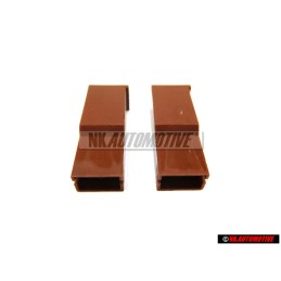 2x VW Original Caja Lenguetas Enchufe Plano - 431971995