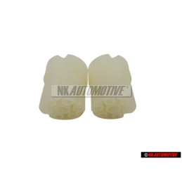 2x VW Original Caja Casq. Enchufe Redondo - 803971979