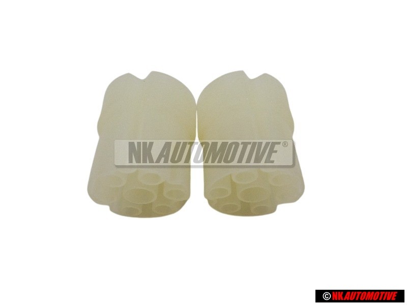 2x VW Original Caja Casq. Enchufe Redondo - 803971979