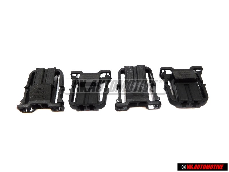 4x VW Original Caja De Contactos Planos Con Bloqueo De Contacto - 1J0972923