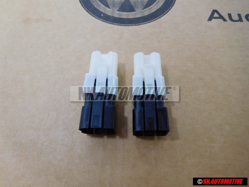 2x VW Original Caja Espiga Enchufe - 533972524