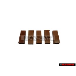 5x VW Original Caja Lenguetas Enchufe Plano - 431971995