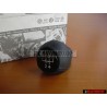 VW Original Pomo Palanca Cambio (Cuero) Negro - 161711141D 1BX