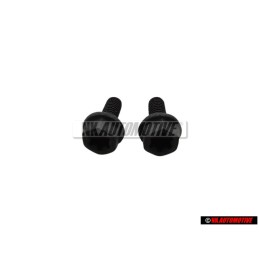 2x VW Original Tornillo Hexagonal Con Collar, Autoblocante - N 90592703