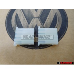 2x VW Original Caja Casq. Enchufe Redondo - 171971999C