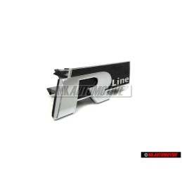 VW Original RLINE Frente Rotulo Insignia Emblema Cromo - 3AA853948 FXC