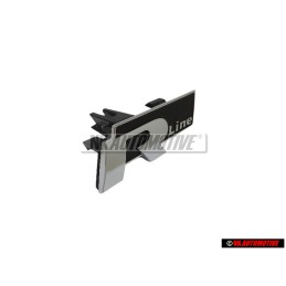 VW Original RLINE Frente Rotulo Insignia Emblema Cromo - 3AA853948 FXC
