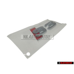 Audi Original S3 Trasero Rotulo Insignia Emblema Cromo Rojo - 8P0853735 2ZZ
