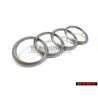 Audi Original Anillos Cubierta Del Motor Simbolo Insignia Emblema - 022103940C