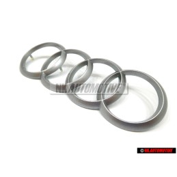 Audi Original Anillos Cubierta Del Motor Simbolo Insignia Emblema - 4H0103940A