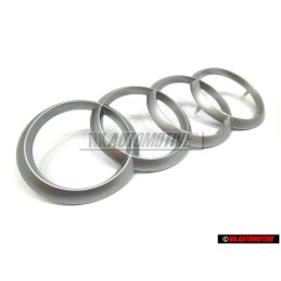 Audi Original Anillos Cubierta Del Motor Simbolo Insignia Emblema - 4H0103940A