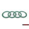 Audi Original Anillos Cubierta Del Motor Simbolo Insignia Emblema - 4H0103940A