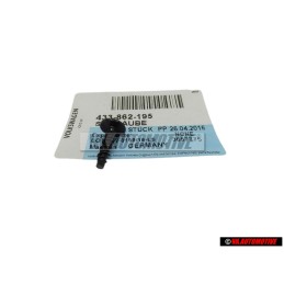 VW Original Tornillo Cabeza Ranurada Plast - 433862195