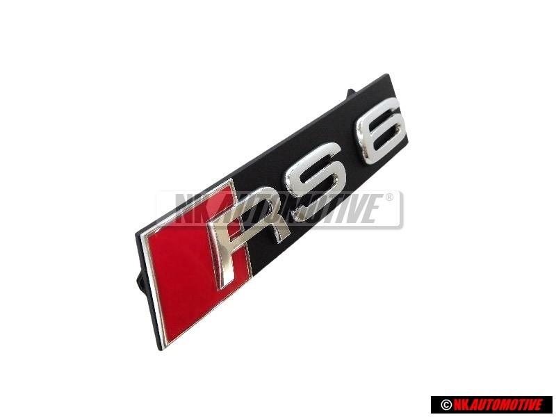 Audi Original RS6 Frente Rotulo Insignia Emblema - 4F0853736H 2ZZ