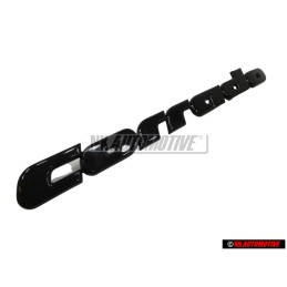 VW Original CORRADO Trasero Rotulo Insignia Emblema Negro - 535853687 ROH
