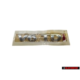 VW Original V6 TDI Trasero Rotulo Insignia Emblema Cromo Rojo - 3B0853675ADGQF