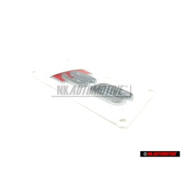 Audi Original S6 Trasero Rotulo Insignia Emblema Cromo Rojo - 4B0853735 2ZZ