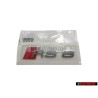 Audi Original RS6 Trasero Rotulo Insignia Emblema Cromo Rojo - 4B0853740 2ZZ