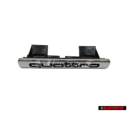 Audi Original QUATTRO Frente Rotulo Insignia Emblema Cromo - 4B3853736A 2ZZ