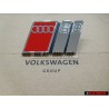 Audi Original S8 Frente Rotulo Insignia Emblema Cromo Rojo - 4D0853736A 2ZZ