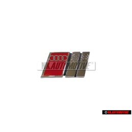 Audi Original S8 Frente Rotulo Insignia Emblema Cromo Rojo - 4D0853736A 2ZZ