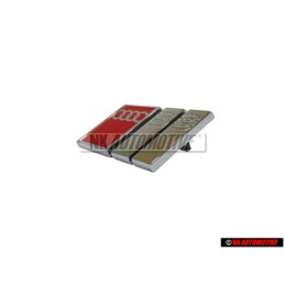 Audi Original S8 Frente Rotulo Insignia Emblema Cromo Rojo - 4D0853736A 2ZZ