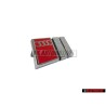Audi Original S8 Frente Rotulo Insignia Emblema Cromo Rojo - 4D0853736A 2ZZ