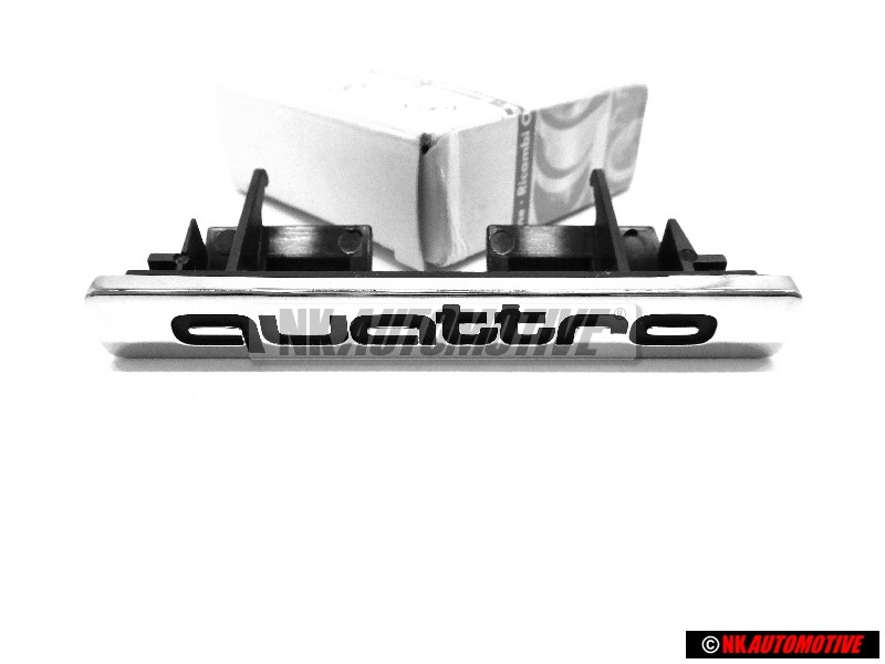 Audi Original QUATTRO Frente Rotulo Insignia Emblema Cromo - 4D0853736E 2ZZ