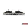 Audi Original QUATTRO Frente Rotulo Insignia Emblema Cromo - 4D0853736E 2ZZ