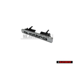 Audi Original QUATTRO Frente Rotulo Insignia Emblema Cromo - 4D0853736E 2ZZ
