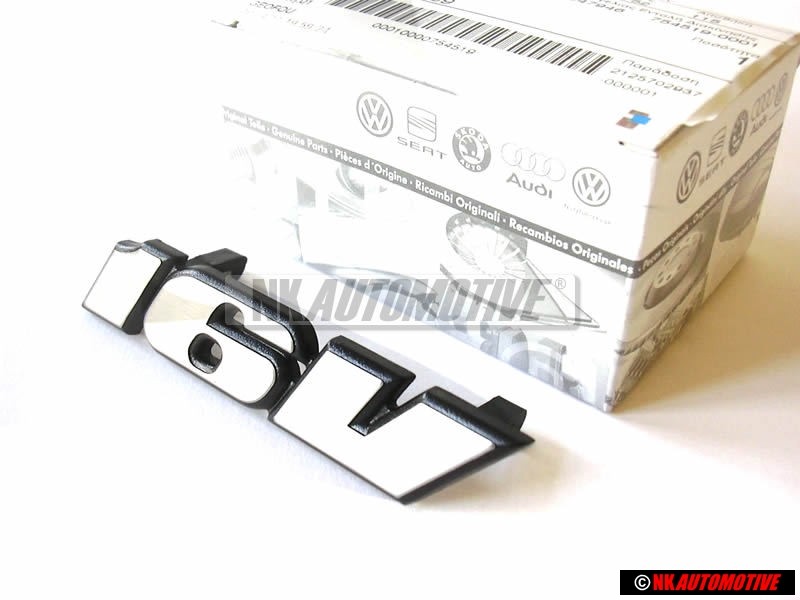 VW Original 16V Frente Rotulo Insignia Emblema Plata - 535853679C GX2