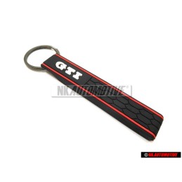 VW Original Llavero Negro/Rojo - 1KM087013A 6J1