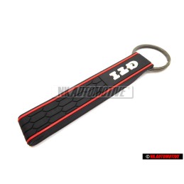 VW Original Llavero Negro/Rojo - 1KM087013A 6J1