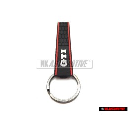 VW Original Llavero Negro/Rojo - 1KM087013A 6J1