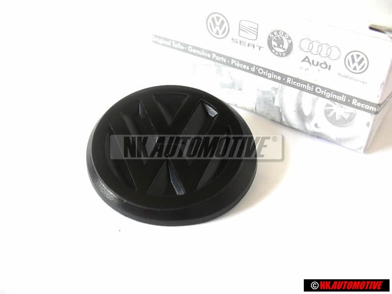 VW Original Trasero Simbolo Insignia Emblema Negro - 191853601B MY8