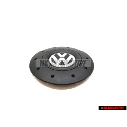 VW Original Tapacubos Negro Satinado/Brillo Cromo - 7H0601151B RVB