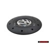VW Original Tapacubos Negro Satinado/Brillo Cromo - 7H0601151B RVB