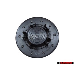 VW Original Tapacubos Negro Satinado/Brillo Cromo - 7H0601151B RVB