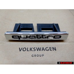 Audi Original QUATTRO Frente Rotulo Insignia Emblema Cromo - 8E0853736B 2ZZ
