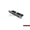 Audi Original QUATTRO Frente Rotulo Insignia Emblema Cromo - 8E0853736B 2ZZ