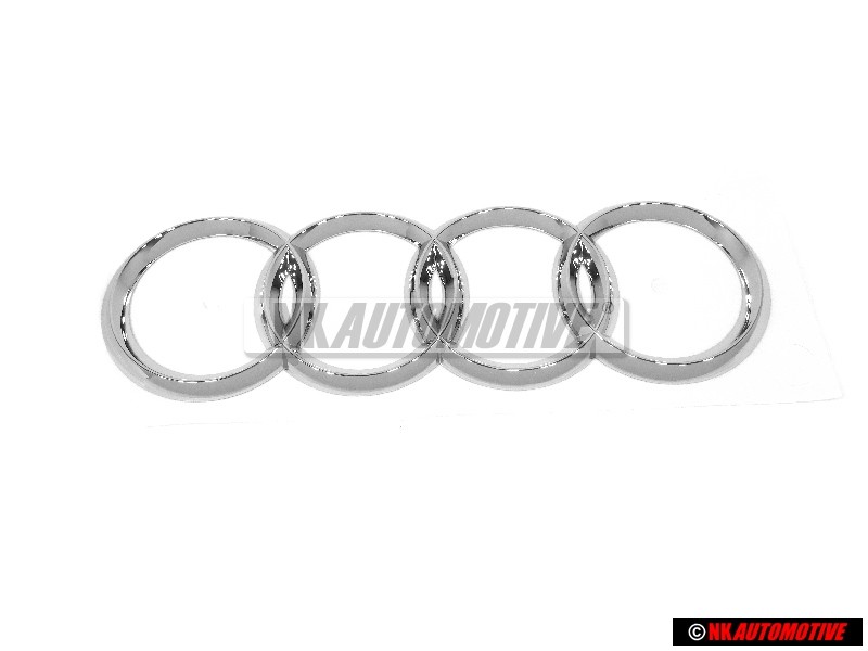 Audi Original Anillos Trasero Simbolo Insignia Emblema Cromo - 8E9853742 2ZZ