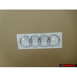 Audi Original Anillos Trasero Simbolo Insignia Emblema Cromo - 8E9853742 2ZZ